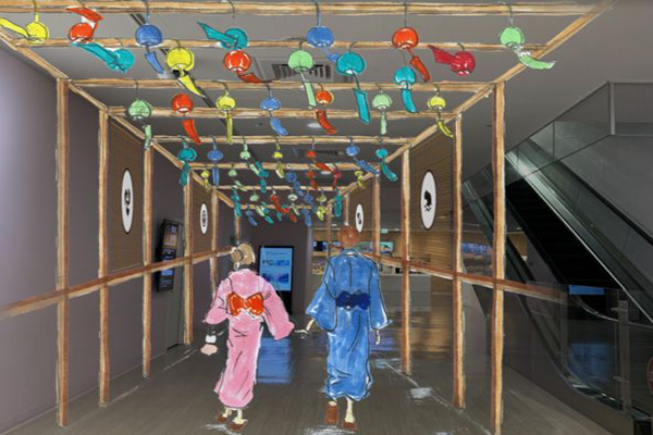 涼夏風鈴廊道。
