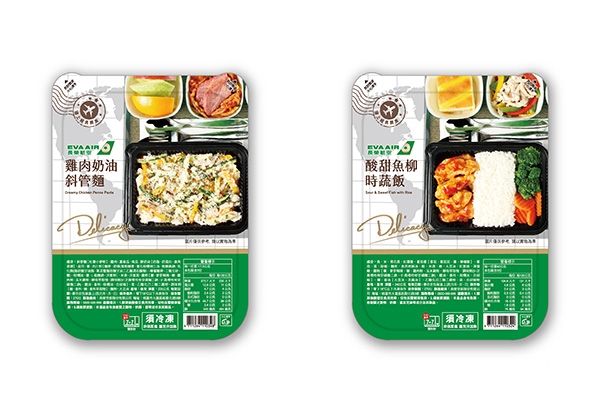 左為雞肉奶油斜切筆管麵,右為酸甜魚柳時蔬飯,各售99元。 左為雞肉奶油斜切筆管麵,右為酸甜魚柳時蔬飯,各售99元。