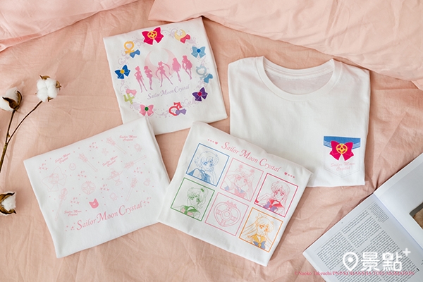 美少女戰士白短T-shirt 550元。