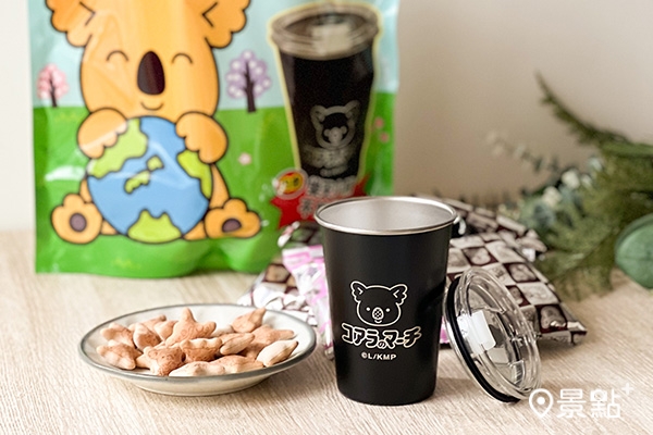 樂天小熊餅不鏽鋼杯組,239元 樂天小熊餅不鏽鋼杯組,239元