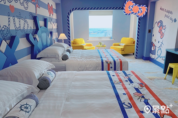 Hello Kitty海軍水手主題房
