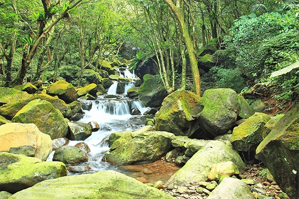 青山瀑布老梅溪冷泉。(圖／新北市政府)