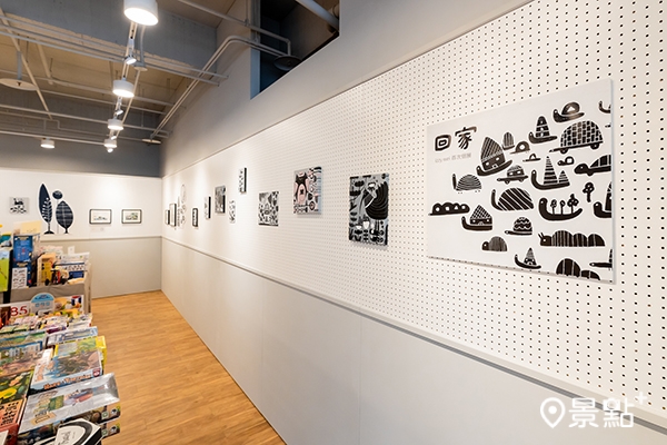 親子遊憩共讀空間結合插畫主題策展。 親子遊憩共讀空間結合插畫主題策展。