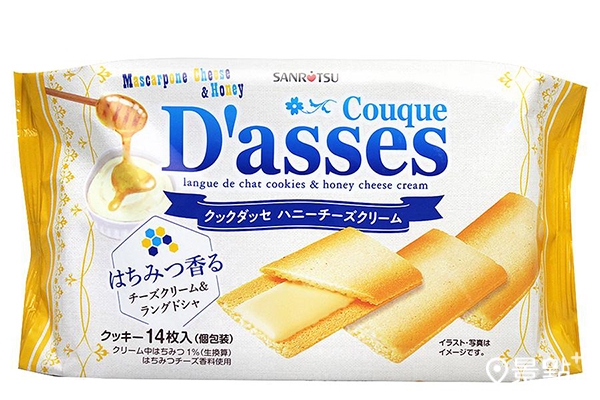 三立蜂蜜起士奶油風味薄燒。 三立蜂蜜起士奶油風味薄燒。