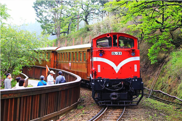 阿里山森林鐵路。(圖/阿里山國家森林遊樂區) 阿里山森林鐵路。(圖/阿里山國家森林遊樂區)