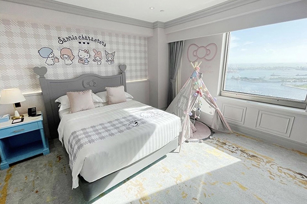 三麗鷗人氣明星 法式清新風格 家庭套房。