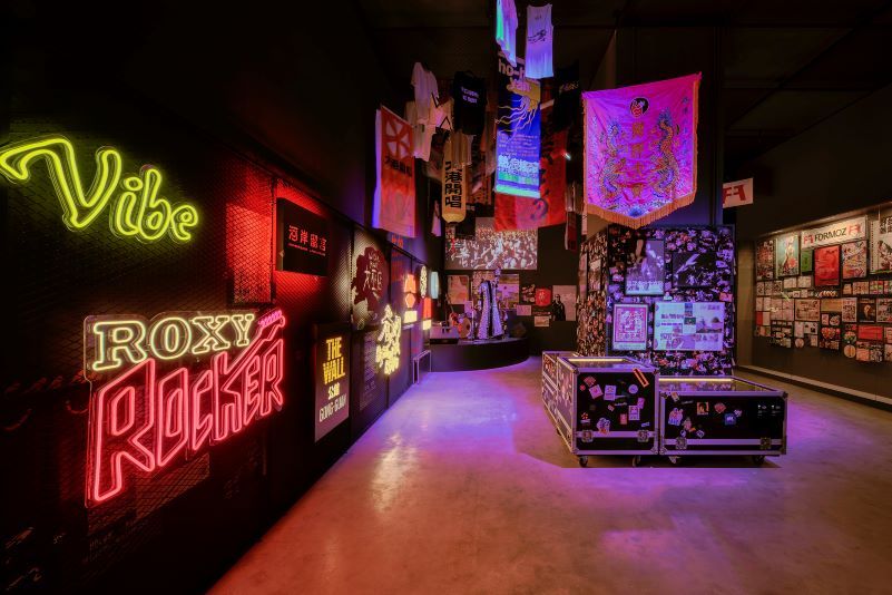 展區「音樂現場」。 展區「音樂現場」。