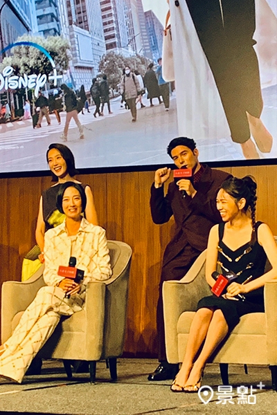 記者會現場演員們談起拍攝過程氣氛相當輕鬆趣味!(圖/景點+ 張盈盈) 記者會現場演員們談起拍攝過程氣氛相當輕鬆趣味!(圖/景點+ 張盈盈)