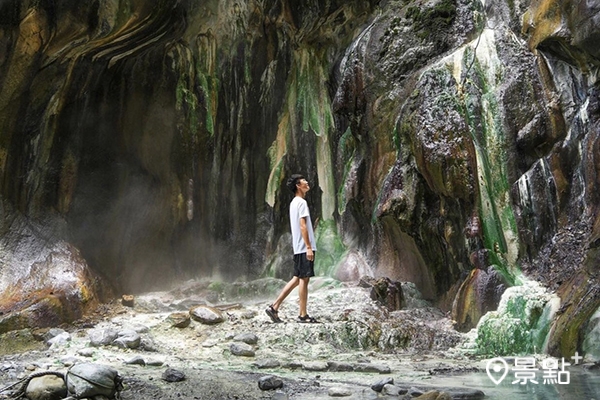 栗松溫泉被稱為是台灣最美麗的野溪溫泉。(圖／qiuung，以下同）