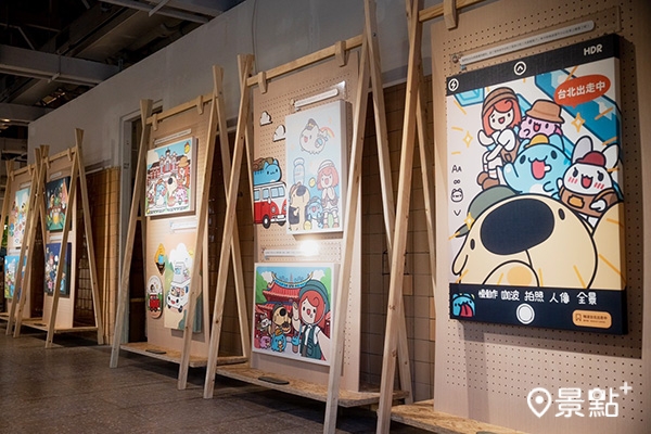 咖波出遊插畫展示，快來看看這次的凹豆展咖波和他的朋友們發生哪些有趣的事情。