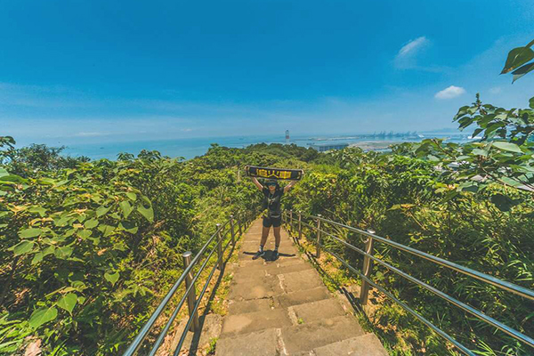 太平濱海步道最熱門的一段打卡美景。 (圖/新北市政府,下同) 太平濱海步道最熱門的一段打卡美景。 (圖/新北市政府,下同)