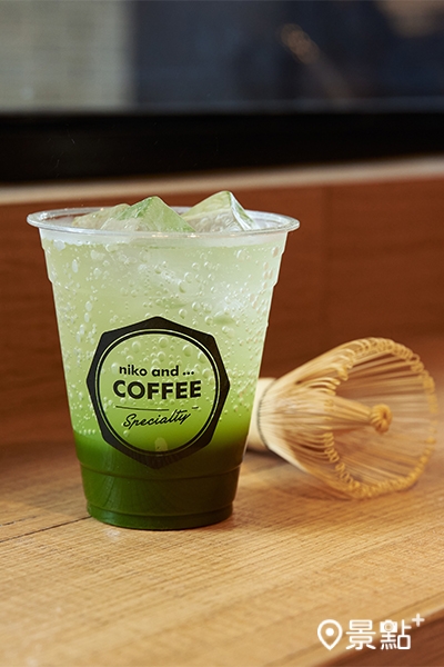 辻利抹茶檸檬氣泡,售價90元(圖/niko and … X 辻利茶舗,以下同) 辻利抹茶檸檬氣泡,售價90元(圖/niko and … X 辻利茶舗,以下同)