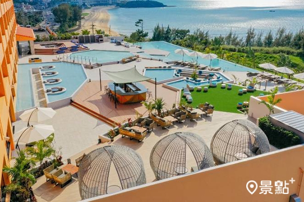 沖繩新飯店「AQUASENSE Hotel Resort」,每間客房都擁有無敵海景景觀。 沖繩新飯店「AQUASENSE Hotel Resort」,每間客房都擁有無敵海景景觀。