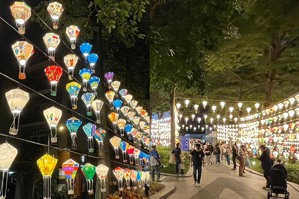 「LiMA原遊會」近2000顆彩繪熱氣球點亮心中山線形公園。(圖／原住民族委員會、台北捷運，以下同)