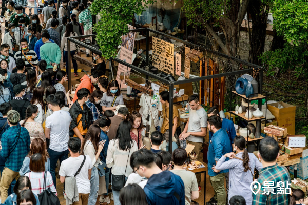 森山市集會以不同面向組成8大聚落。