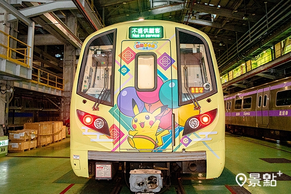 「飛翔皮卡丘彩繪列車」讓粉絲不僅暢遊寶可夢的歡樂世界,還可以輕鬆遊玩桃捷沿線景點。 「飛翔皮卡丘彩繪列車」讓粉絲不僅暢遊寶可夢的歡樂世界,還可以輕鬆遊玩桃捷沿線景點。