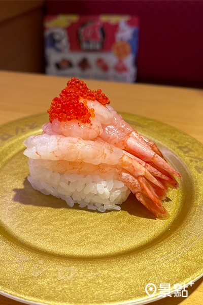 豐盛甜蝦,2貫80元 豐盛甜蝦,2貫80元