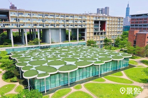 辜振甫先生圖書館從高處像下看的獨特景致。 (圖/wcy6572) 辜振甫先生圖書館從高處像下看的獨特景致。 (圖/wcy6572)
