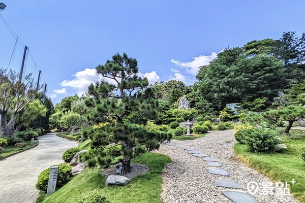 品園充滿京都風的日式庭園。(圖／siouteng0822，下同)
