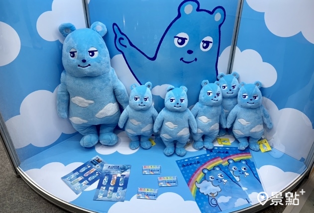 來自大阪的阿倍野熊周邊商品也來到台北國際旅展現場。