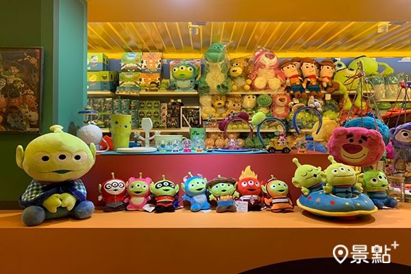 皮克斯專賣商店。(圖/景點+ 張盈盈,以下同) 皮克斯專賣商店。(圖/景點+ 張盈盈,以下同)
