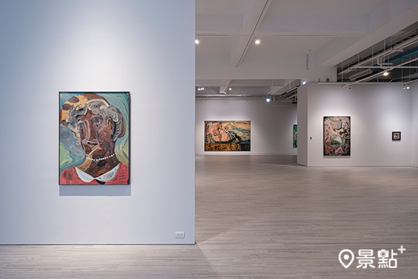 藝術家黨若洪的繪畫中一直有著豐富且獨特的劇場張力。(圖/安卓藝術) 藝術家黨若洪的繪畫中一直有著豐富且獨特的劇場張力。(圖/安卓藝術)