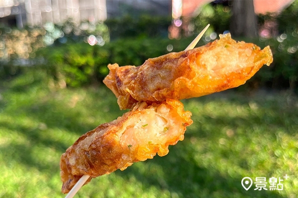 本次繼光香香雞同步推出外皮金黃酥脆，內裡彈牙海味飽滿的酥炸蝦捲