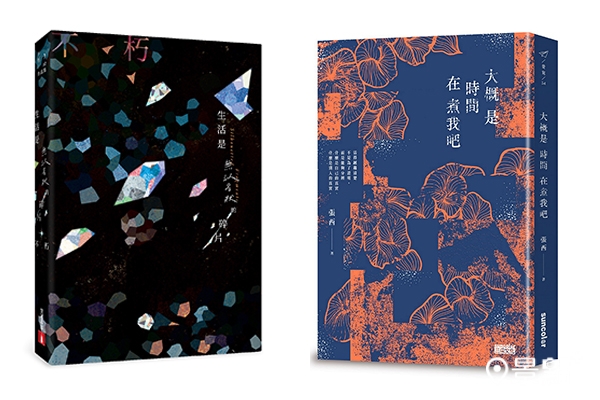 左為不朽《生活是無以名狀的碎片》,右為Middle《明年見,明天見》。 左為不朽《生活是無以名狀的碎片》,右為Middle《明年見,明天見》。