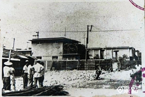 前鎮區台電備勤房屋資料照片，拍攝於民國65年。
