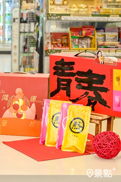 春節保健禮盒首推正官庄獨家聯名「鴻運蔘起全家限定版」以及「老協珍青春禮盒」。