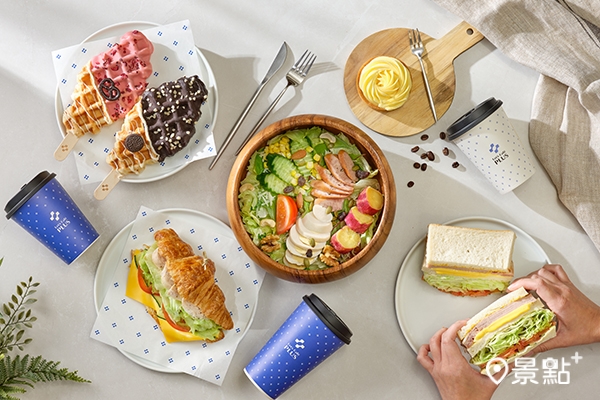 克拉芙棒、活力沙拉、現打果昔等60款餐飲全天候供應 克拉芙棒、活力沙拉、現打果昔等60款餐飲全天候供應