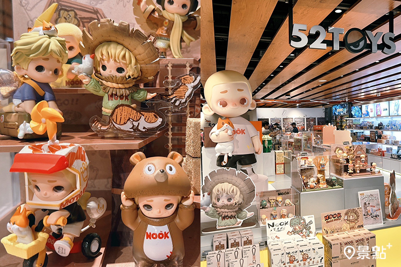 52TOYS全台首店桃知道登場！NOOK大型FRP新開幕IP合照打卡送禮玩具迷必